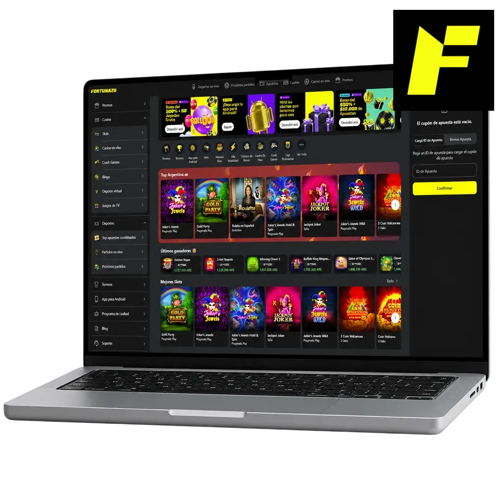 Fortunazo Argentina – Sitio Oficial de Apuestas Deportivas y Casino Online